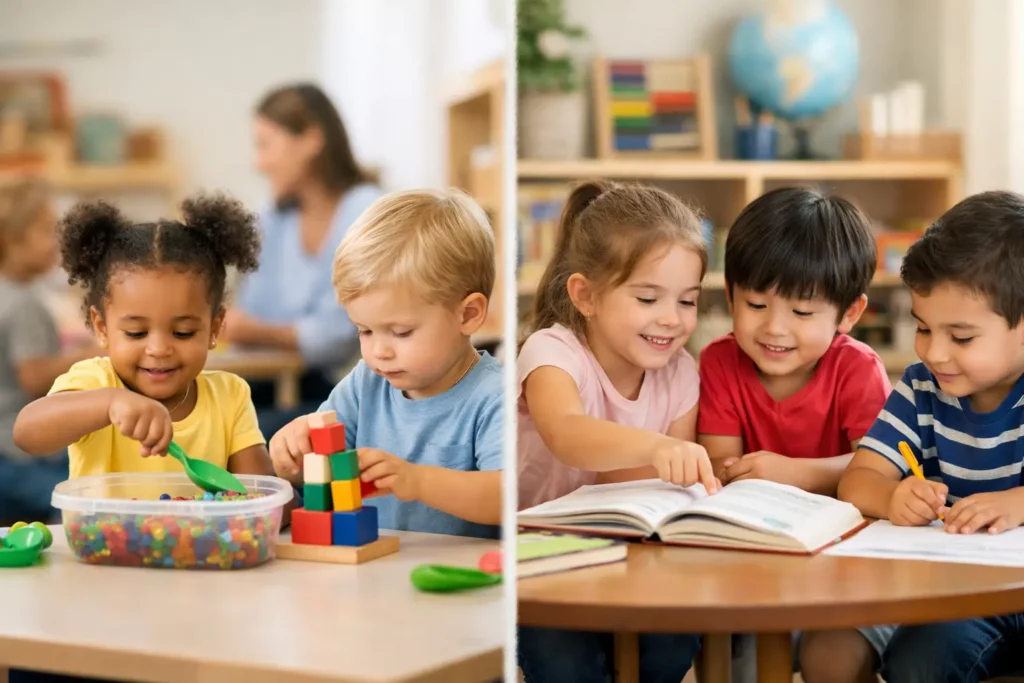 Daycare Versus Preschool Differences Explained