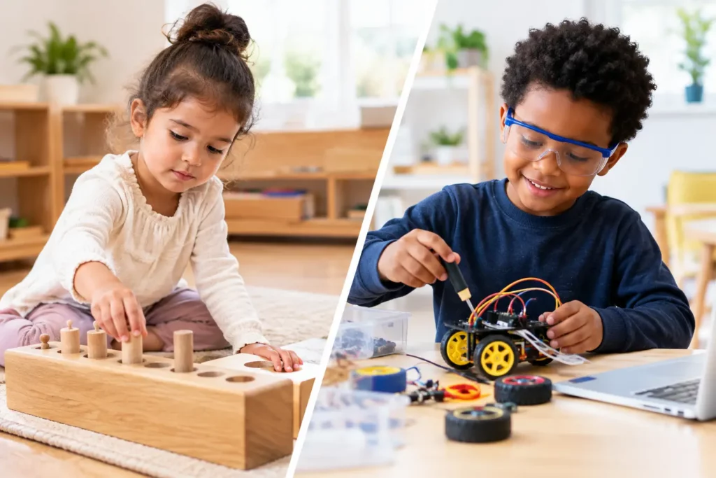 Montessori Versus STEAM Preschool: Which Fits?